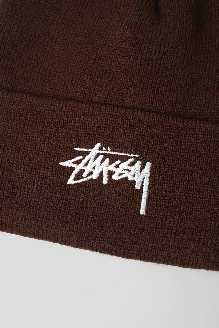 BONNET STOCK CUFF MARRON FONCÉ - Image 2