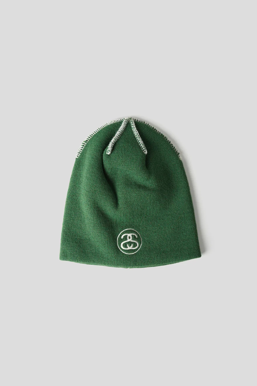 BONNET À COUTURE APPARENTE VERT
