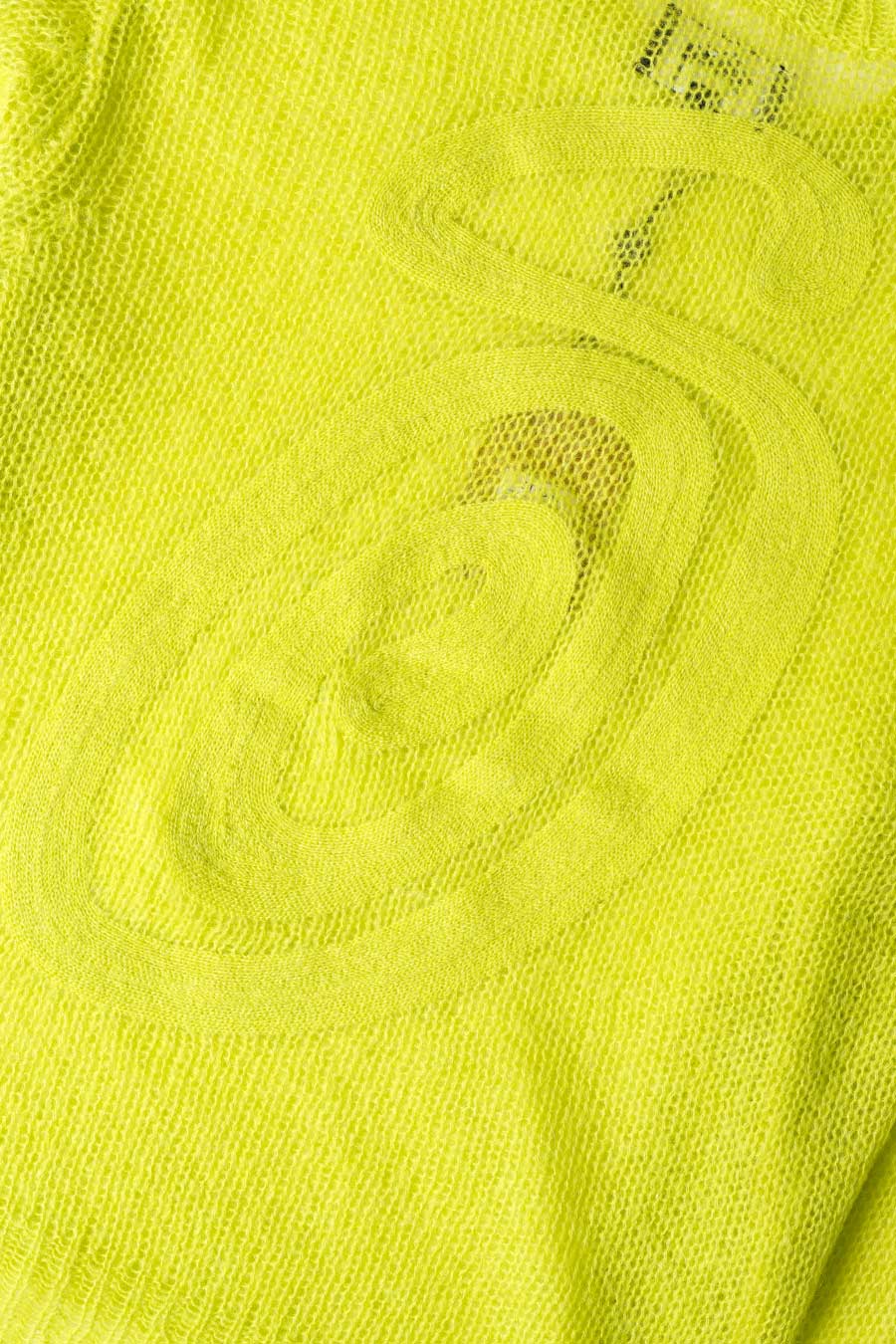 PULL-OVER S AMPLE EN MAILLE CITRON - Image 2