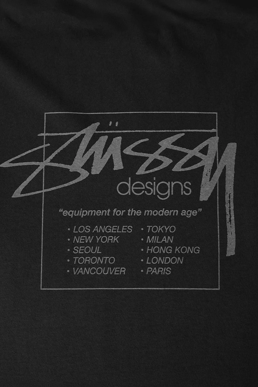 MODERN AGE PIG. DYED TEE BLACK - Image 4