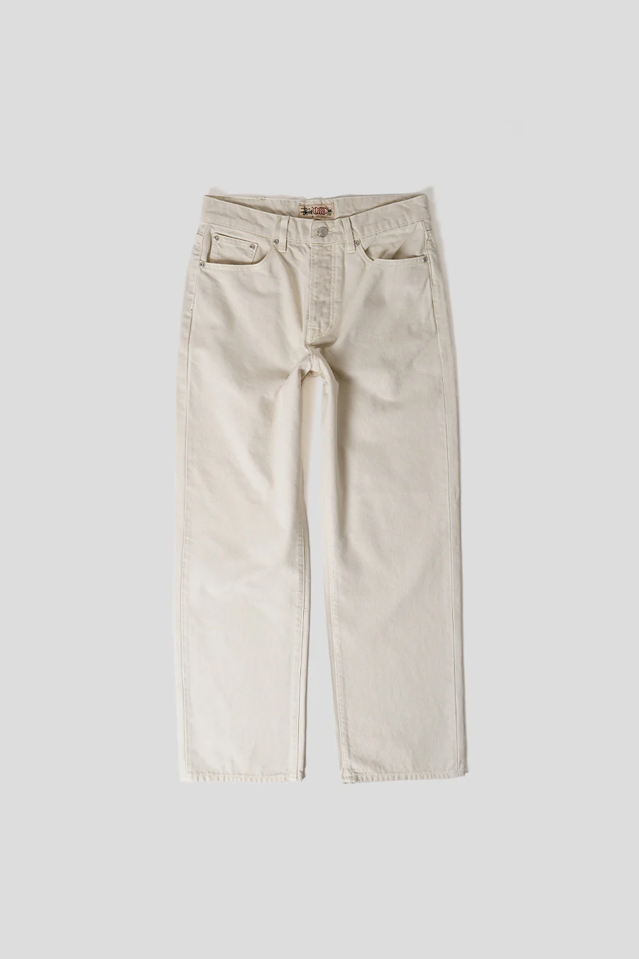 JEAN CLASSIC WASHED CANVAS BLANC VINTAGE