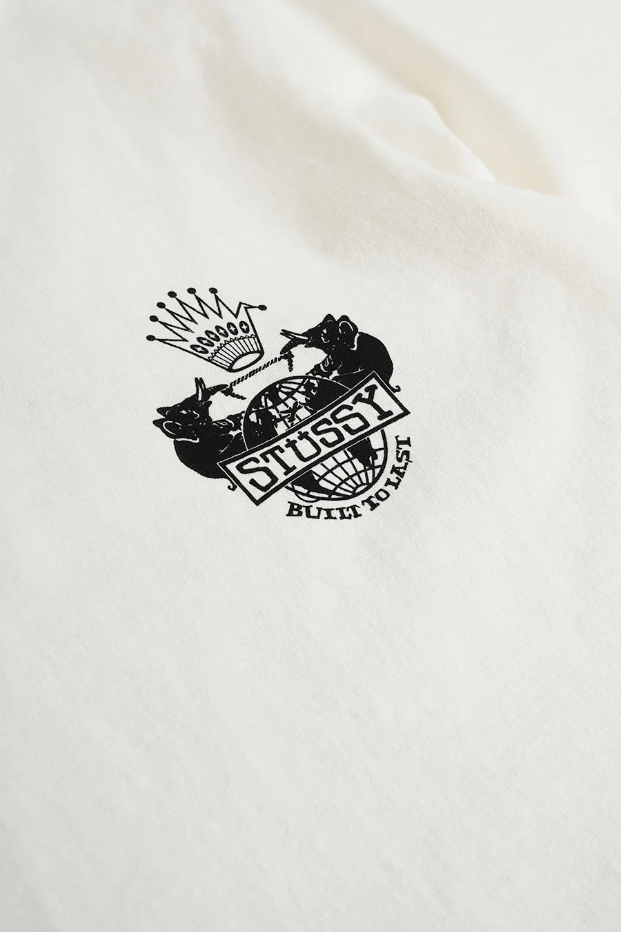 T-SHIRT BUILT TO LAST PIG. DYED BLANC NATUREL - Image 2