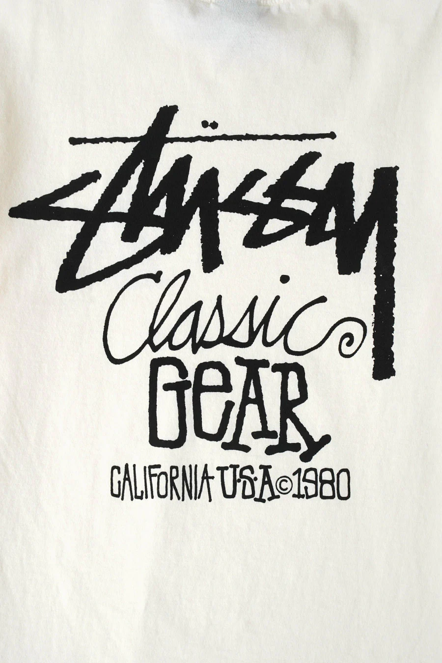 T-SHIRT CLASSIC GEAR BLANC NATUREL - Image 2