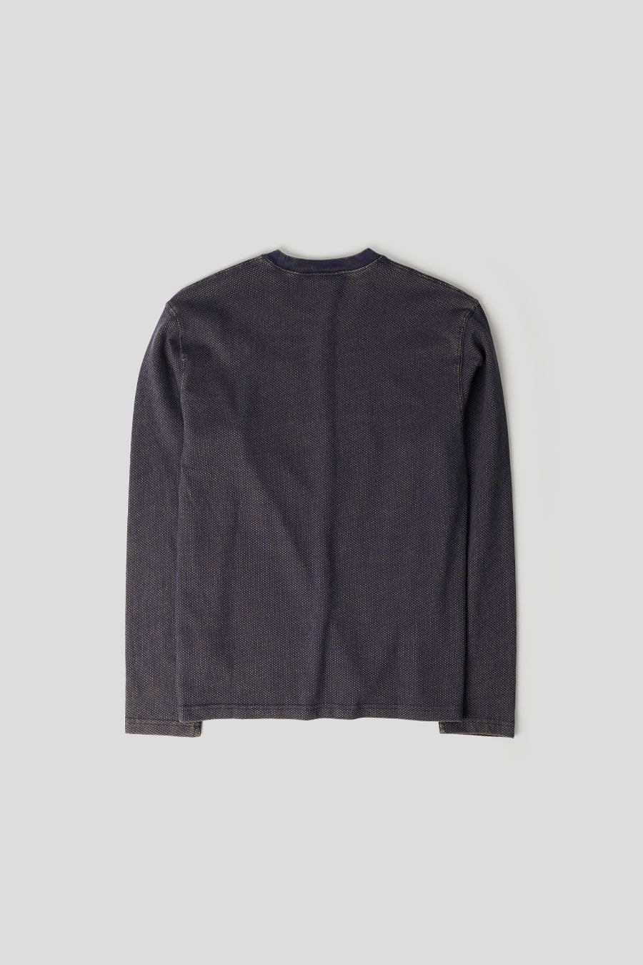 T-SHIRT À MANCHES LONGUES 2TONE BLEU MARINE - Image 3