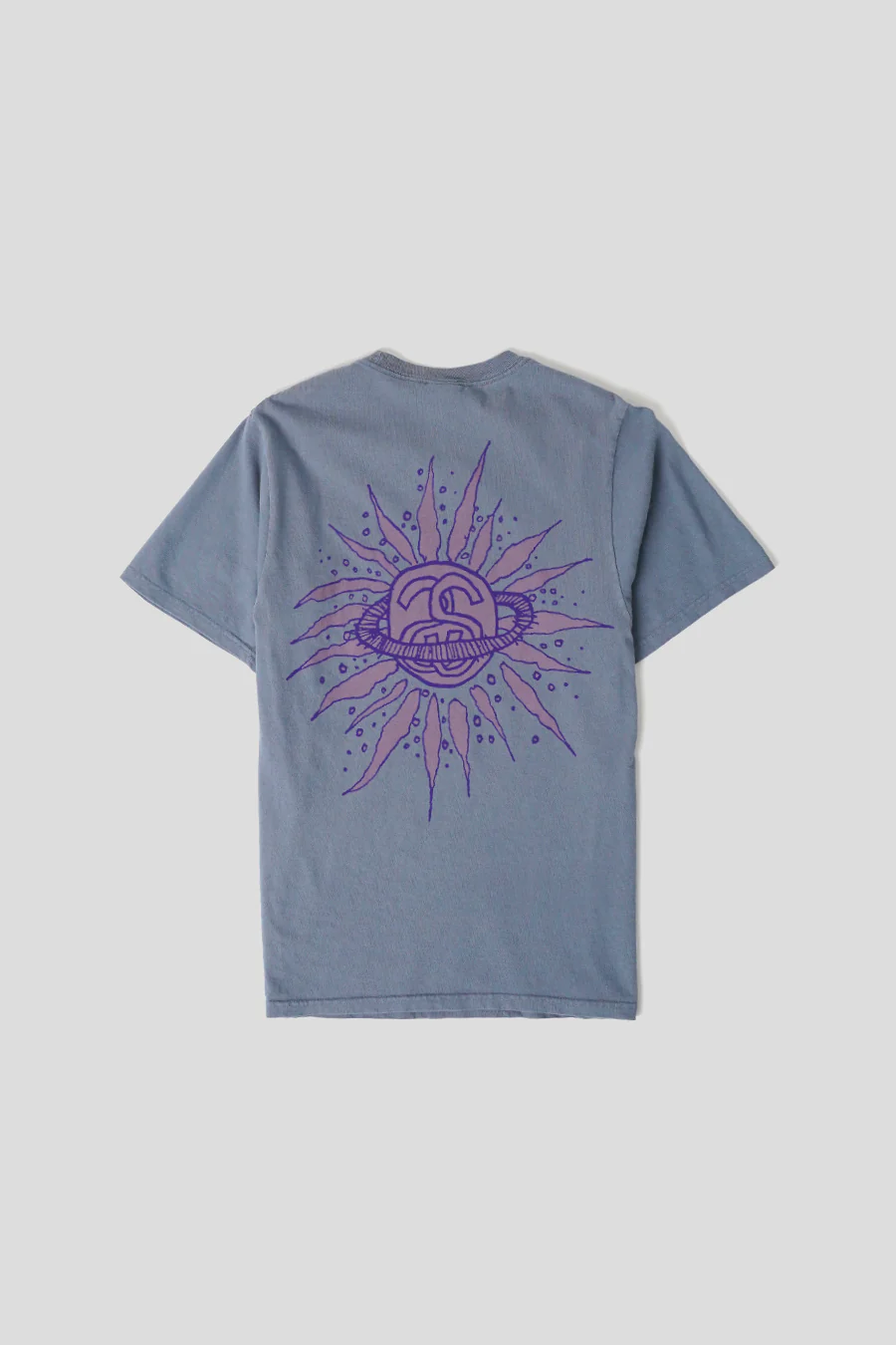 T-SHIRT LOOK BEYOND PIG DYED BLEU MARINE - Image 3