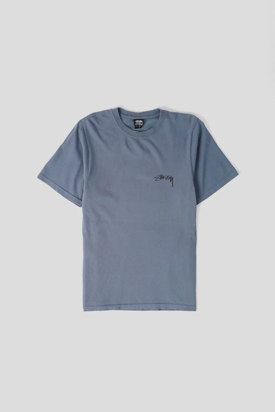 T-SHIRT SERPENT PIG. DYED BLEU MARINE