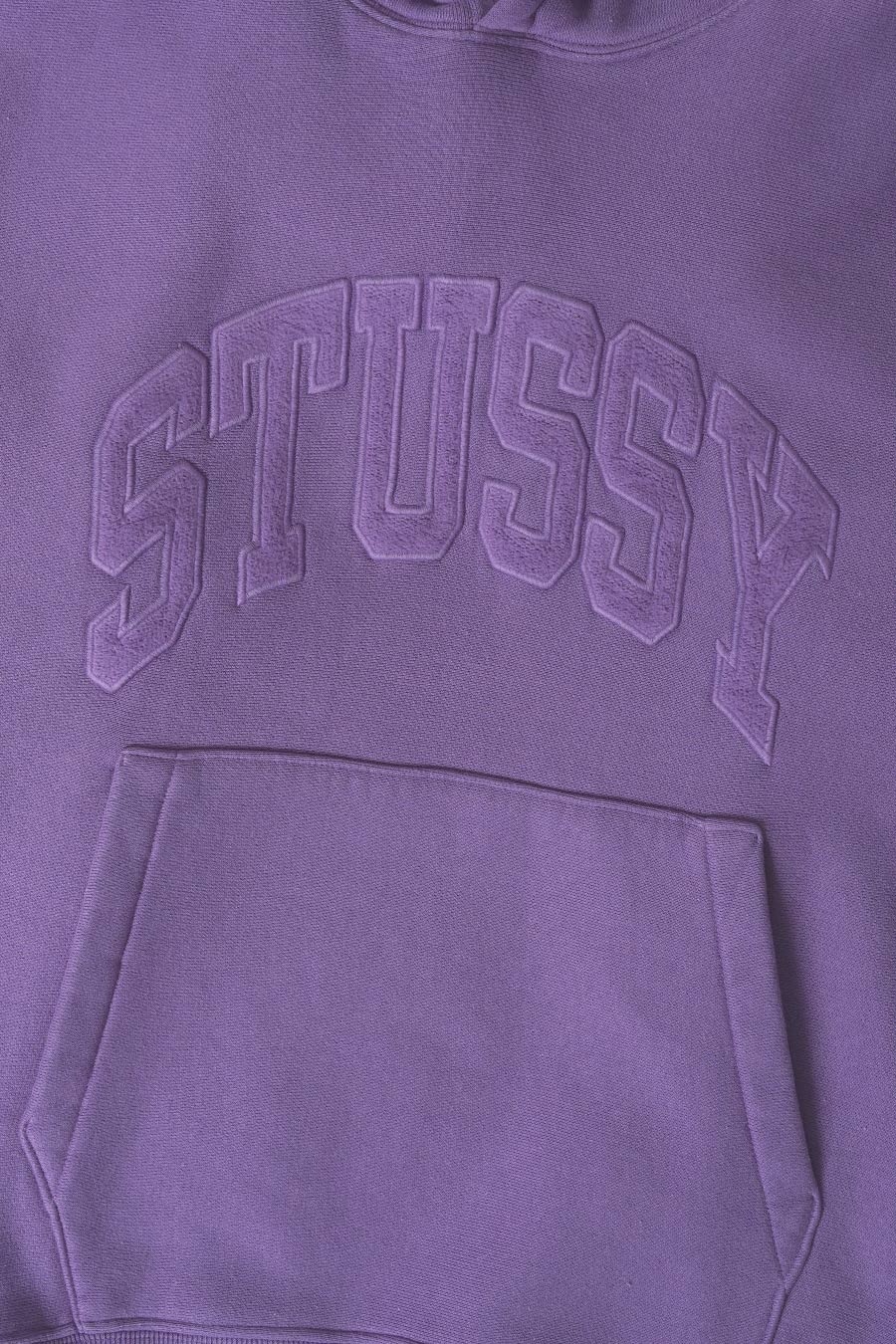 HOODIE EMBROIDERED RELAXED VIOLET - Image 2