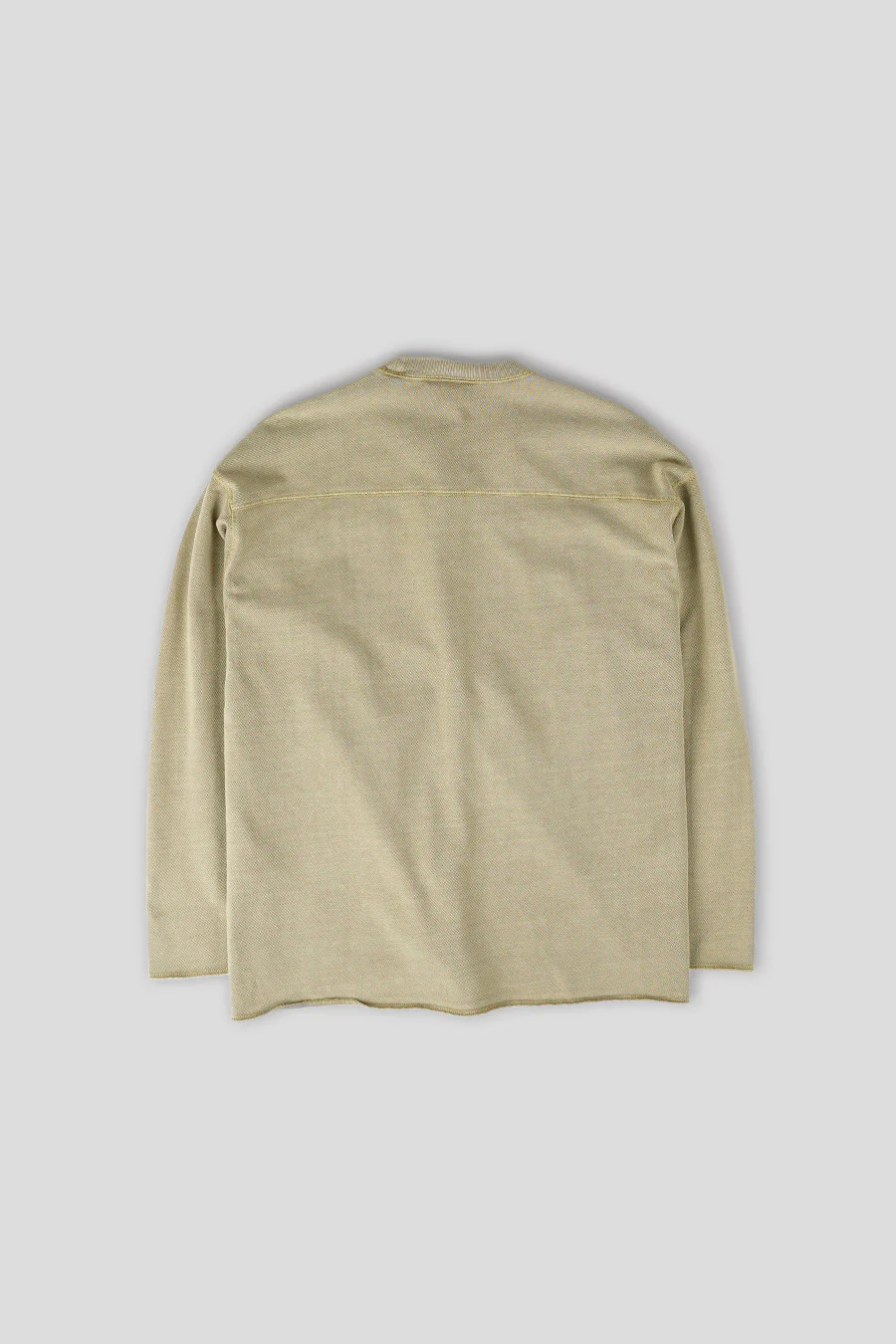 T-SHIRT MANCHES LONGUES FOOTBALL CREW PIGMENT DYED SABLE - Image 3