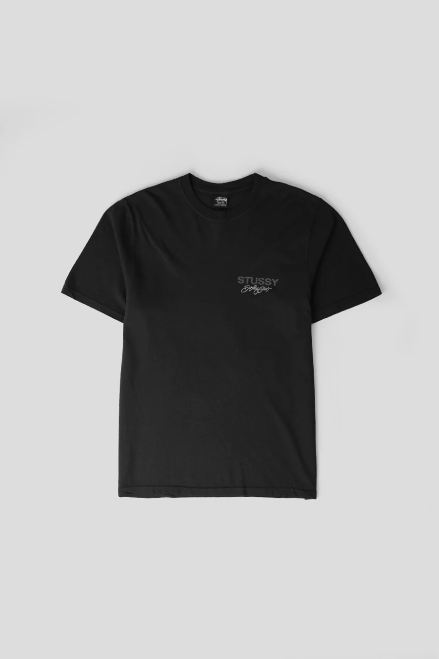 T-SHIRT SURF CLUB PIG. DYED NOIR