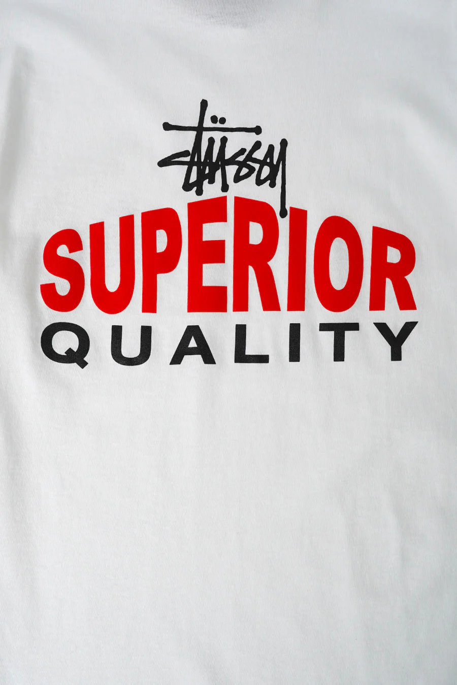 T-SHIRT SUPERIOR QUALITY BLANC - Image 4