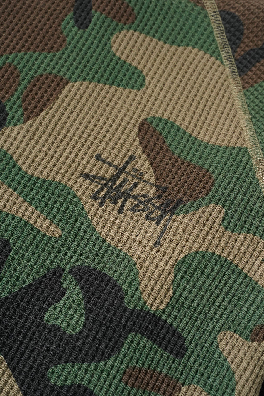 CREWNECK RAGLAN THERMAL BASIC STOCK WOODLAND CAMO - Image 2