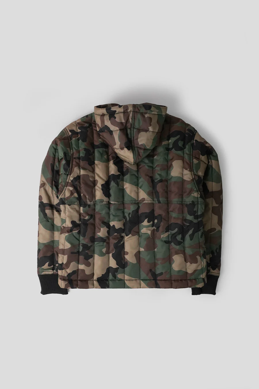 VESTE WORK QUILTED NYLON WOODLAND CAMO - Image 3