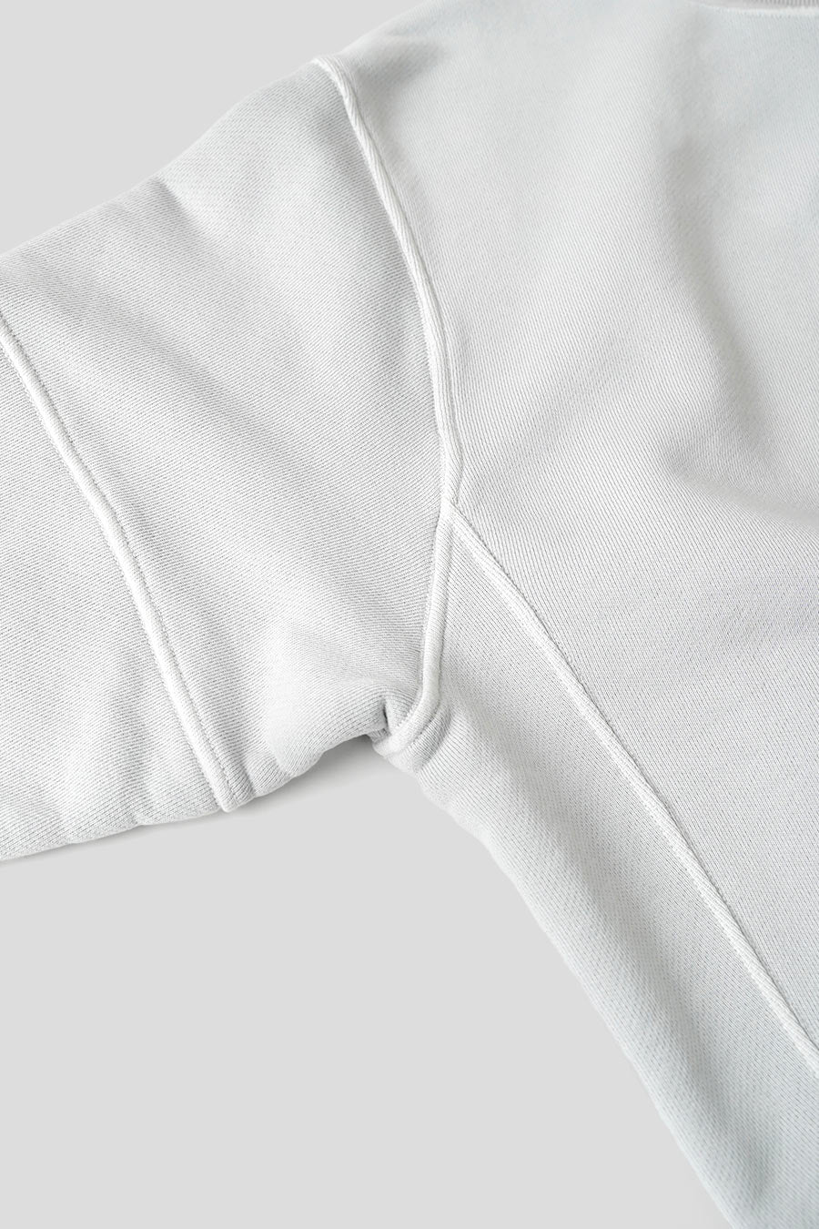 SWEAT-SHIRT EN COTON BIOLOGIQUE GRIS PERLE - Image 3