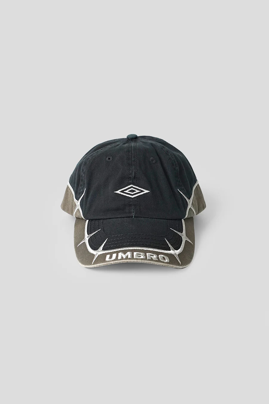 CASQUETTE SPIKES NOIR ANTHRACITE