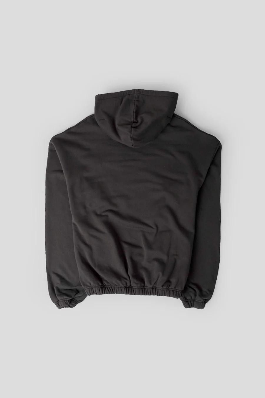 HOODIE OG LOGO MASK NOIR DÉLAVÉ - Image 3