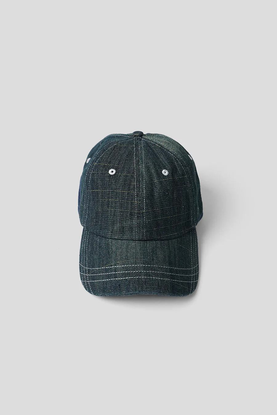 CASQUETTE FADED SLUB DENIM NOIRE