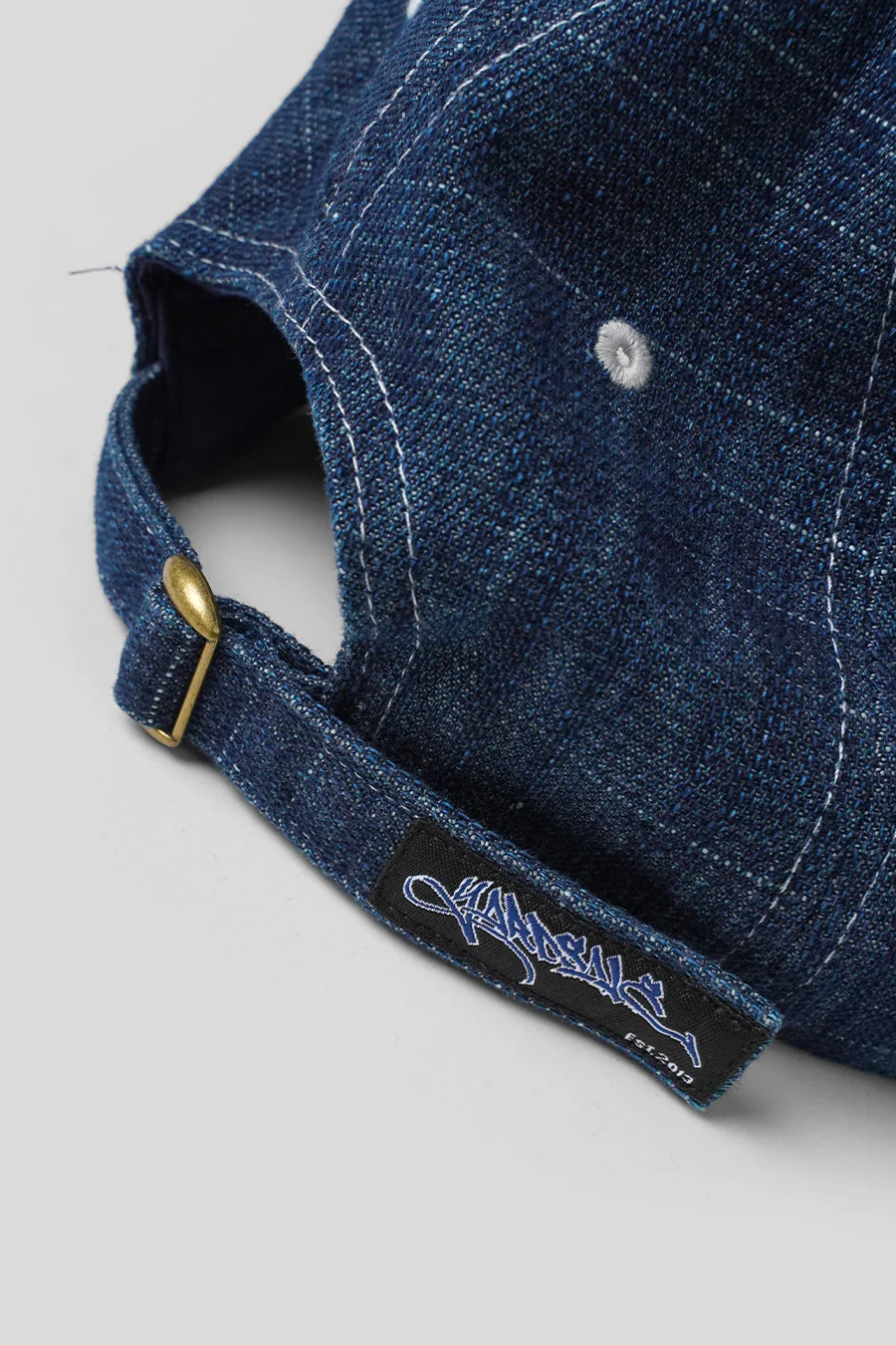 CASQUETTE FADED SLUB DENIM BLEUE - Image 2