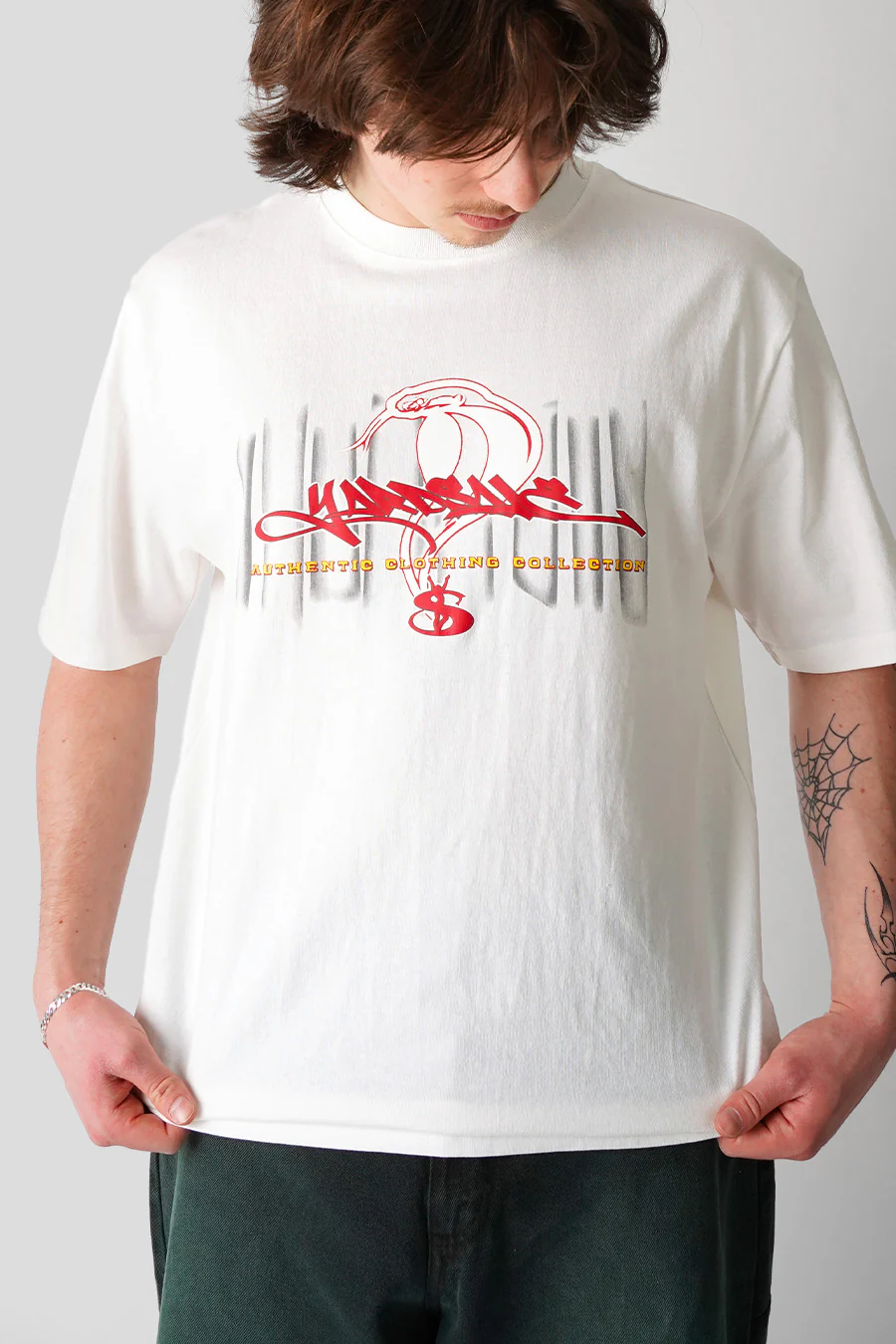 T-SHIRT YS AUTHENTIC BLANC